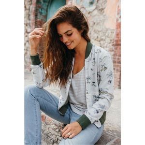 FAHERTY Reversible Aloha Bomber Jacket